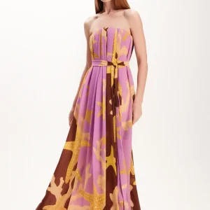 VESTIDO TOMARA QUE CAIA ESTRELA DO MAR ROSA
