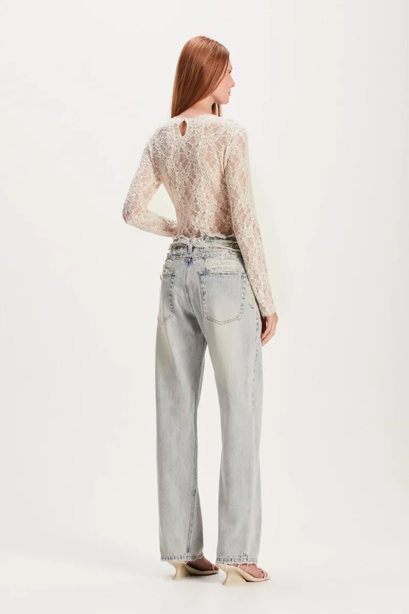 CALÇA JEANS DESTROYED AZUL - Image 3