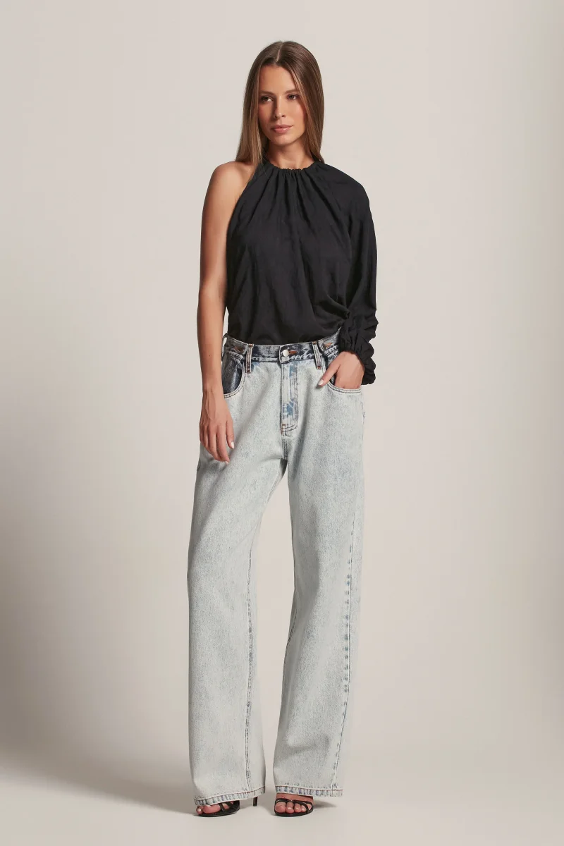 CALÇA JEANS CÓS BOTÕES