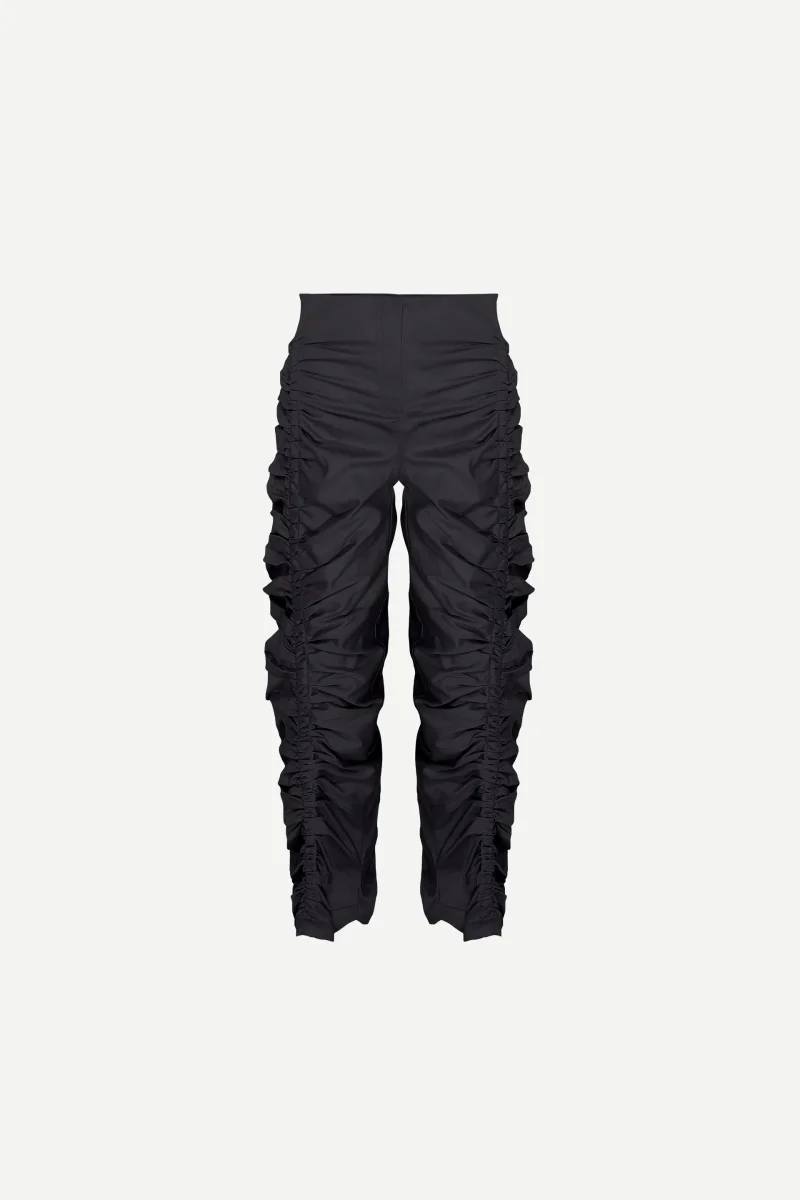 CALÇA PERNA DRAPEADA COTTON PREMIUM PRETA - Image 6