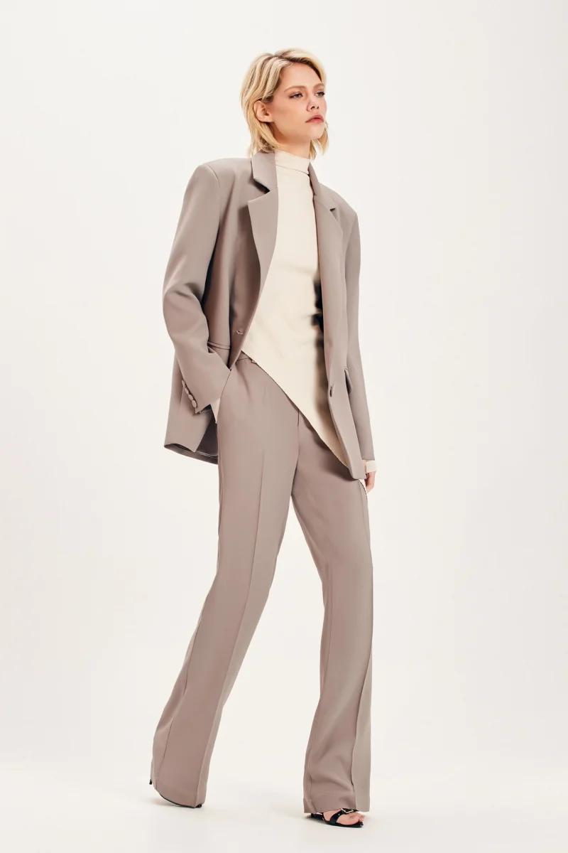 BLAZER ALFAIATARIA CREPE CINZA - Image 5