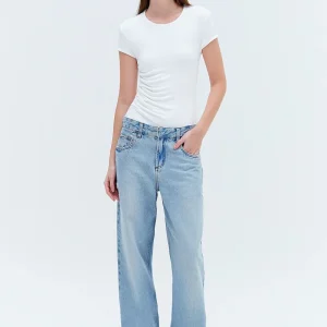 CALÇA JEANS RETA