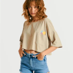 Blusa Volcom Pocket Dial Areia
