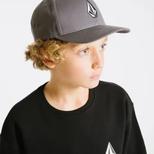 Boné Volcom Center Stone Juvenil Gray