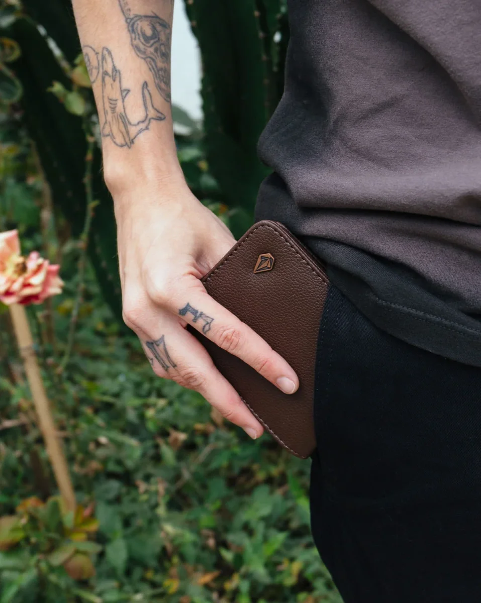 Carteira Volcom Slim Stone Marrom - Image 4