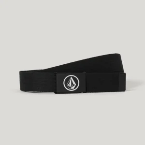 Cinto Volcom Circle Stone Preto