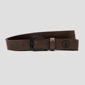 Cinto Volcom Clone Marrom