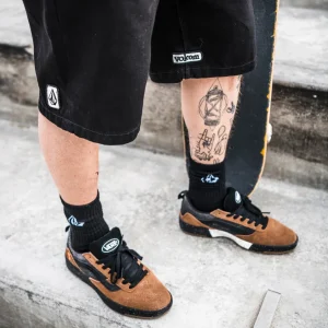 Meia Volcom Full Stone Preta