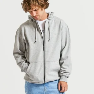 Moletom Volcom Canguru Single Stone Cinza