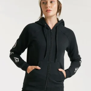 Moletom Volcom Canguru Deadly Stone Preto