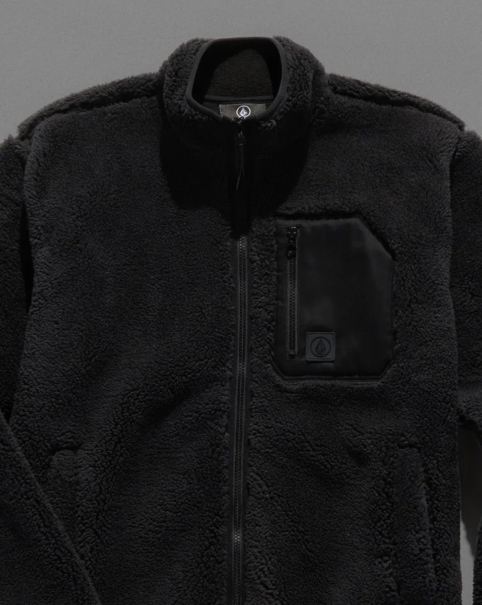 Jaqueta Volcom Muzzer Fuzzar Black - Image 2