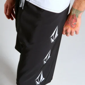 Boardshort Volcom Iconic Stone Preto