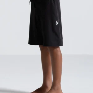 Boardshort Volcom Lido Solid Juvenil Preto