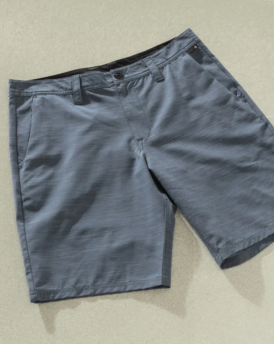 Bermuda Híbrida Volcom Slub Cross Shred Dark Slate