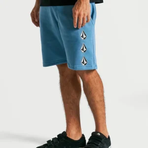 Bermuda Moletom Volcom Iconic Stone Azul