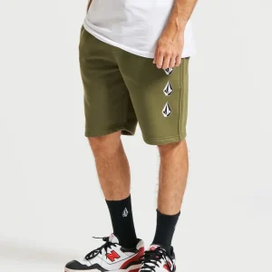 Bermuda Moletom Volcom Iconic Stone Militar