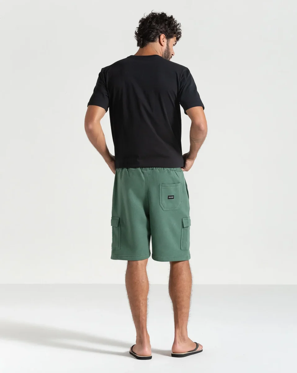 Bermuda Moletom Volcom Comf Cargo Verde - Image 3