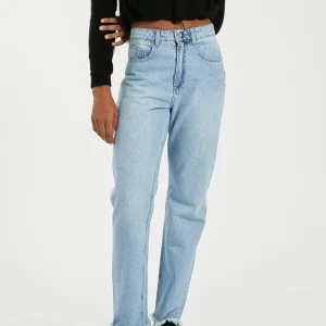 Calça Volcom Stoned High Rise Jeans Blue