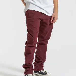 Calça Volcom Classic Chino Vinho