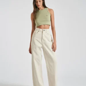 Calça Jeans Volcom Weellow Sage Areia