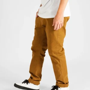Calça Sarja Volcom Slim Fit Chocolate Vorta Denim