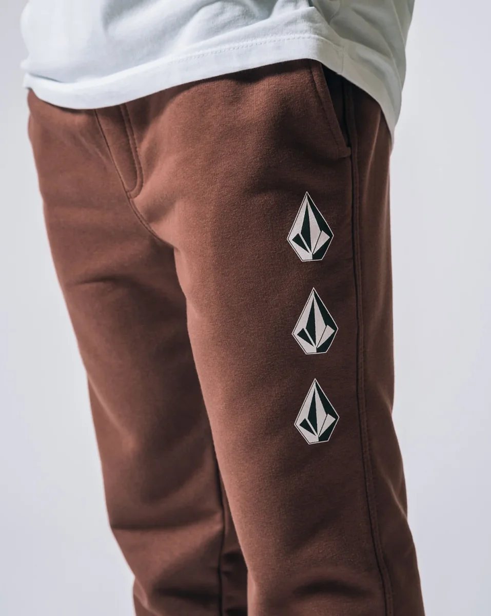 Calça Moletom Volcom Iconic Stone Vinho - Image 5