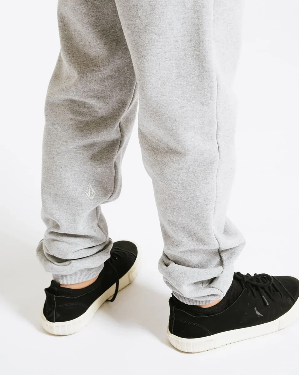 Calça Moletom Volcom Iconic Stone Juvenil Cinza - Image 4