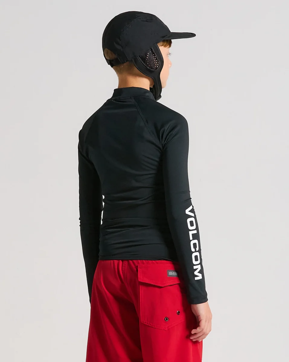 Lycra Volcom Lido Solid Juvenil Preta - Image 3