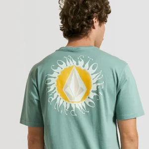 Camiseta Volcom Regular Exuder Verde
