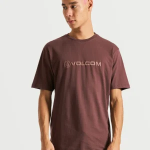 Camiseta Volcom Regular New Style Vinho