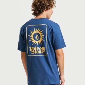 Camiseta Volcom Regular Sunrizer Azul