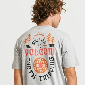 Camiseta Volcom Regular Legend Cinza