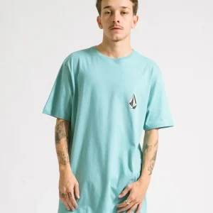 Camiseta Volcom Regular Deadly Stone Azul Claro