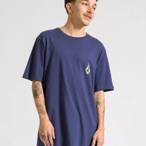 Camiseta Volcom Regular Deadly Stone Azul