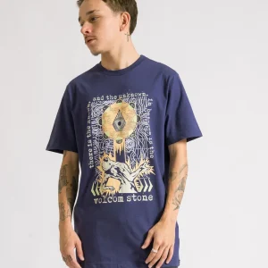 Camiseta Volcom Slim Apparition Azul