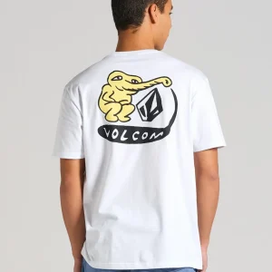 Camiseta Volcom Santi Stoned Branca