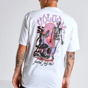 Camiseta Volcom Comfort Pure Joy Branca