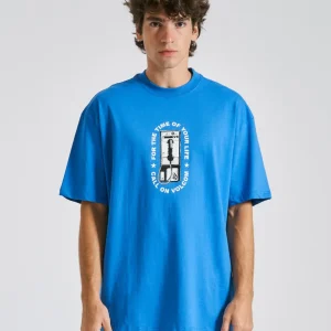 Camiseta Volcom Comfort Time Of Your Life Azul Royal