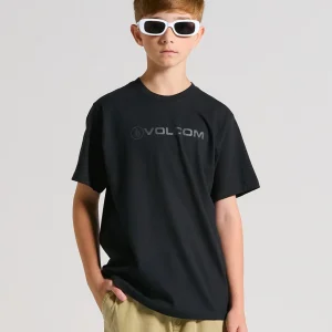 Camiseta Volcom New Style Juvenil Preta