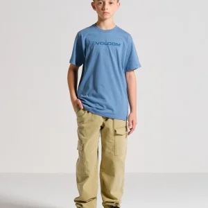 Camiseta Volcom New Style Juvenil Azul