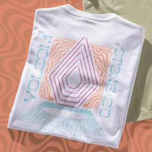 Camiseta Volcom Plated Branca