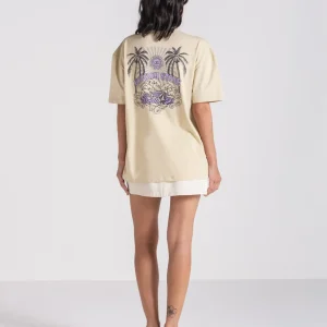 Camiseta Volcom Stones Throw Bege