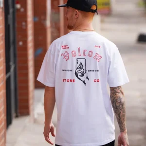 Camiseta Regular Volcom Winsome Branca