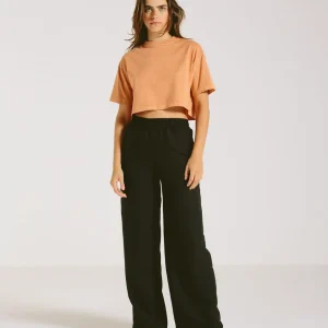 Camiseta Volcom Cropped Single Stone Rosa