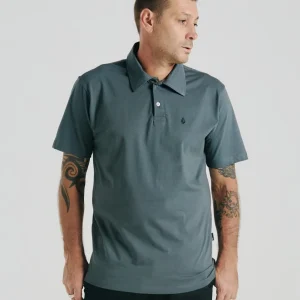 Polo Volcom Solid Stone Grafite