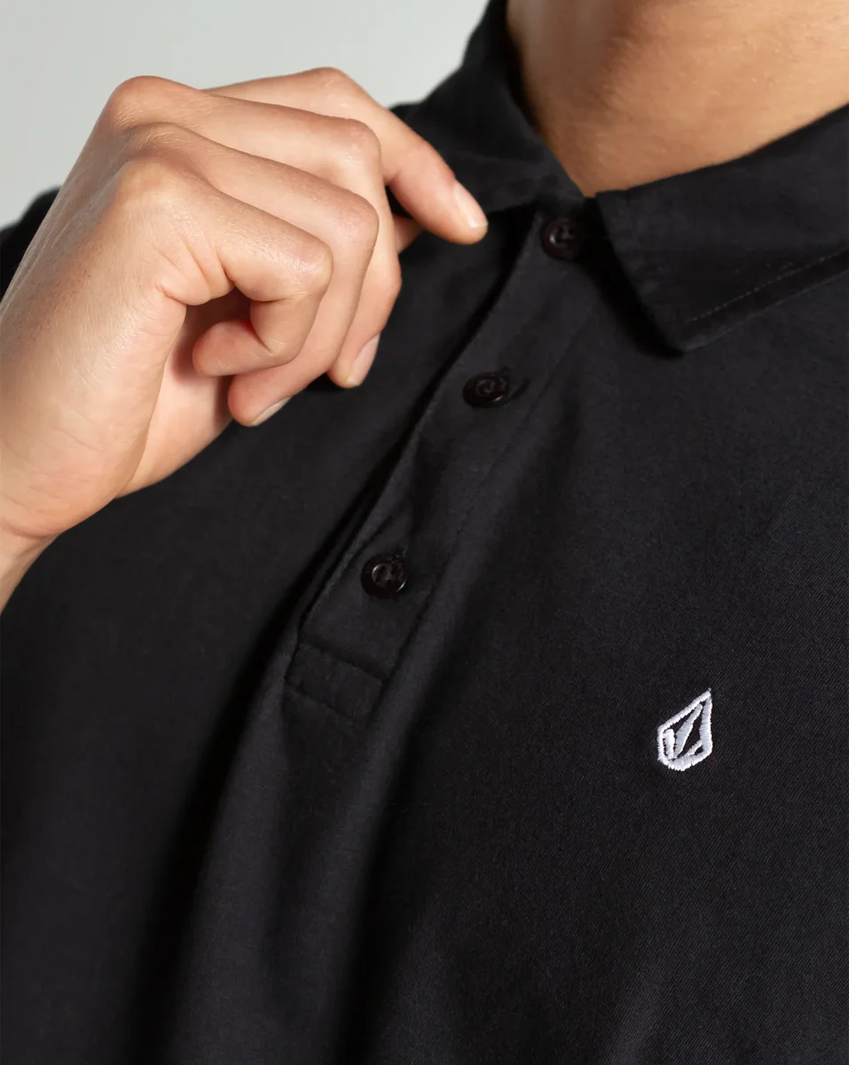 Polo Volcom Solid Stone Preta - Image 6