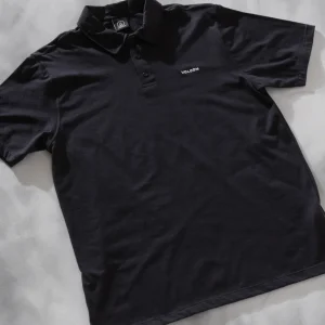 Camiseta Polo Volcom Corporate Preta