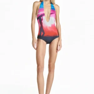 MAIÔ DECOTE PROFUNDO SURF ROSA
