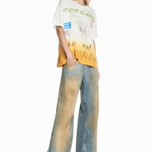 CALÇA JEANS FLARE
